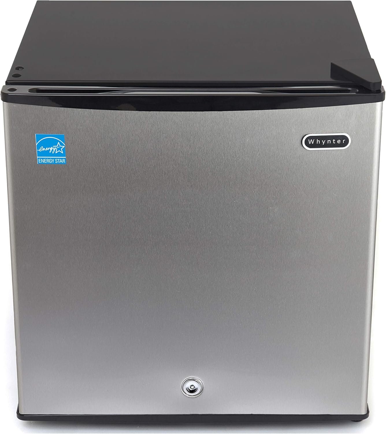 Whynter CUF-112SS Mini, Energy Star Rated Small Upright Freezer with Lock, Stainless Steel -1.1 Cubic Feet