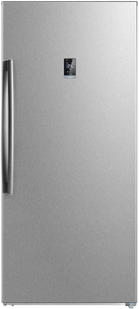 Midea WHS-625FWESS1 33 Convertible Upright Freezer with 17 cu. ft. Capacity Energy Star Automatic Defrost Interior Lighting in Stainless Steel