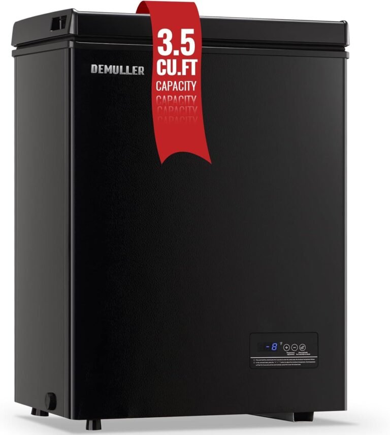 DEMULLER 3.5 Cubic Feet Chest Freezer Review: Compact Storage for Small Spaces