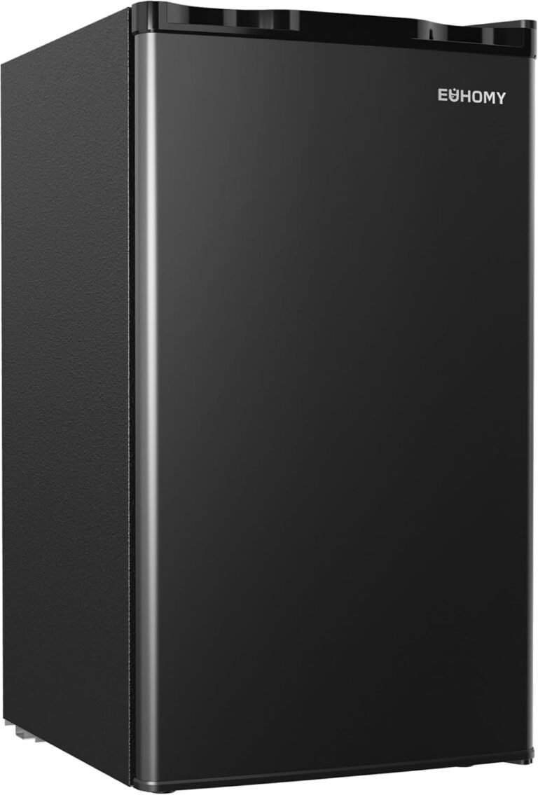 EUHOMY 3.2 Cu.Ft Mini Fridge with Freezer Review: Compact Storage for Small Spaces