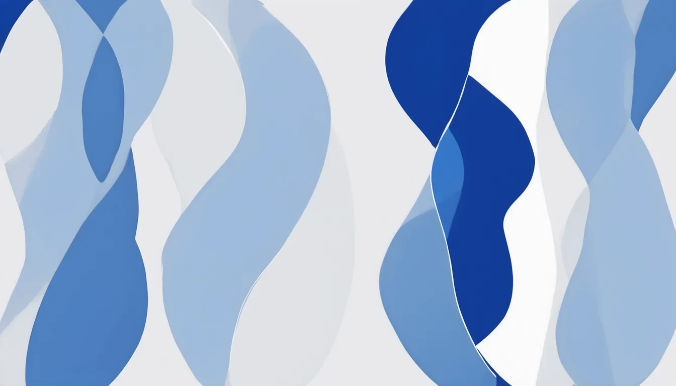 Abstract method grid illustration in royal blue and powder blue on white — decorative header for About Freezer Focus