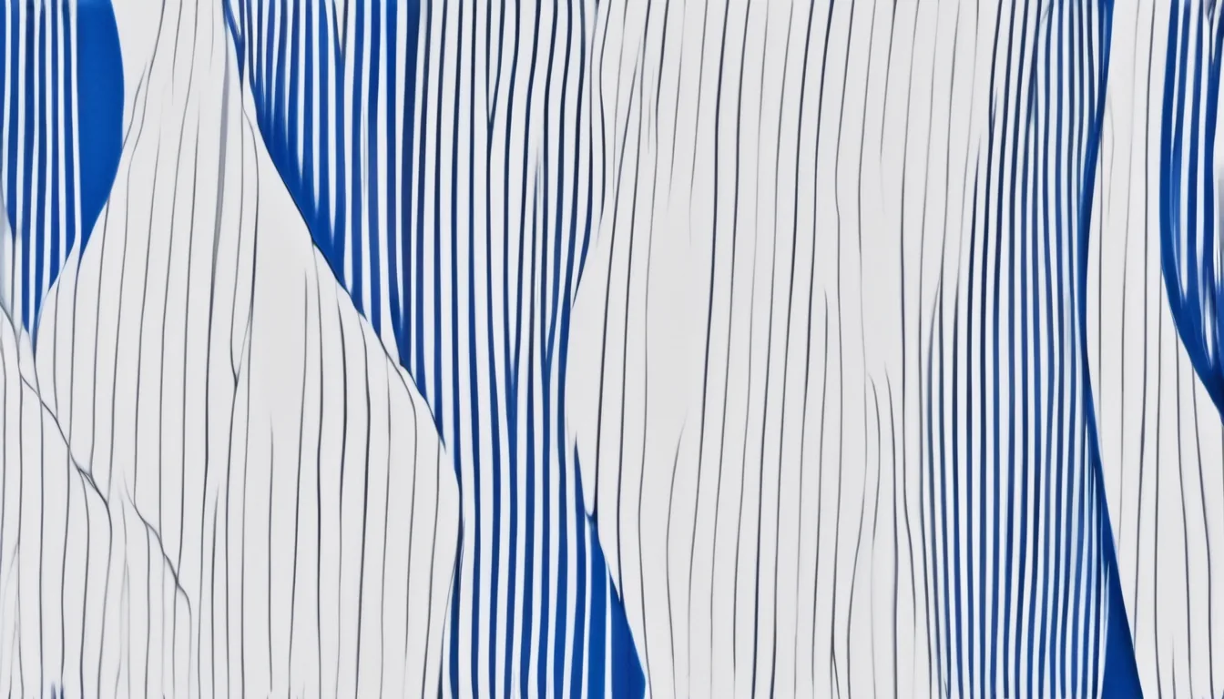 Abstract twin peaks illustration in royal blue and powder blue on white — decorative header for Chest Freezer vs Upright Freezer | Direct Comparison