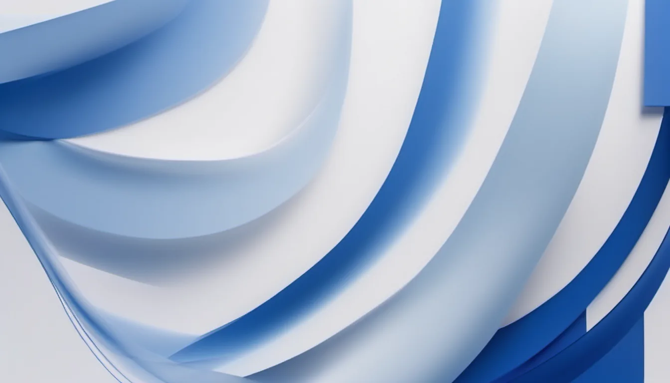 Abstract low tide lines illustration in royal blue and powder blue on white — decorative header for Manual Defrost vs. Frost-Free Freezer: What the Difference Actually Means