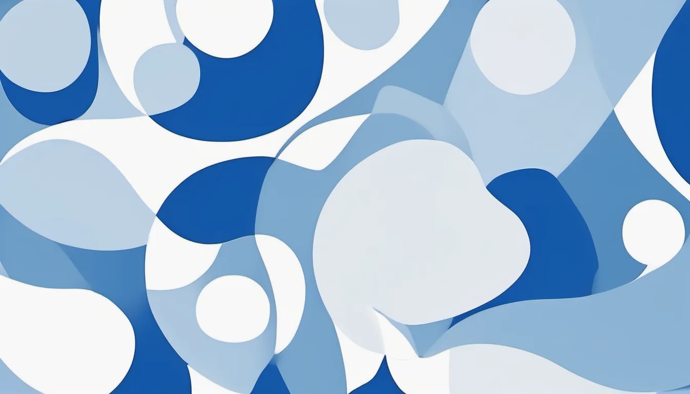 Abstract graduated rounded columns illustration in royal blue and powder blue on white — decorative header for Freezing Soups and Stews: Containers, Headspace, and Storage Times
