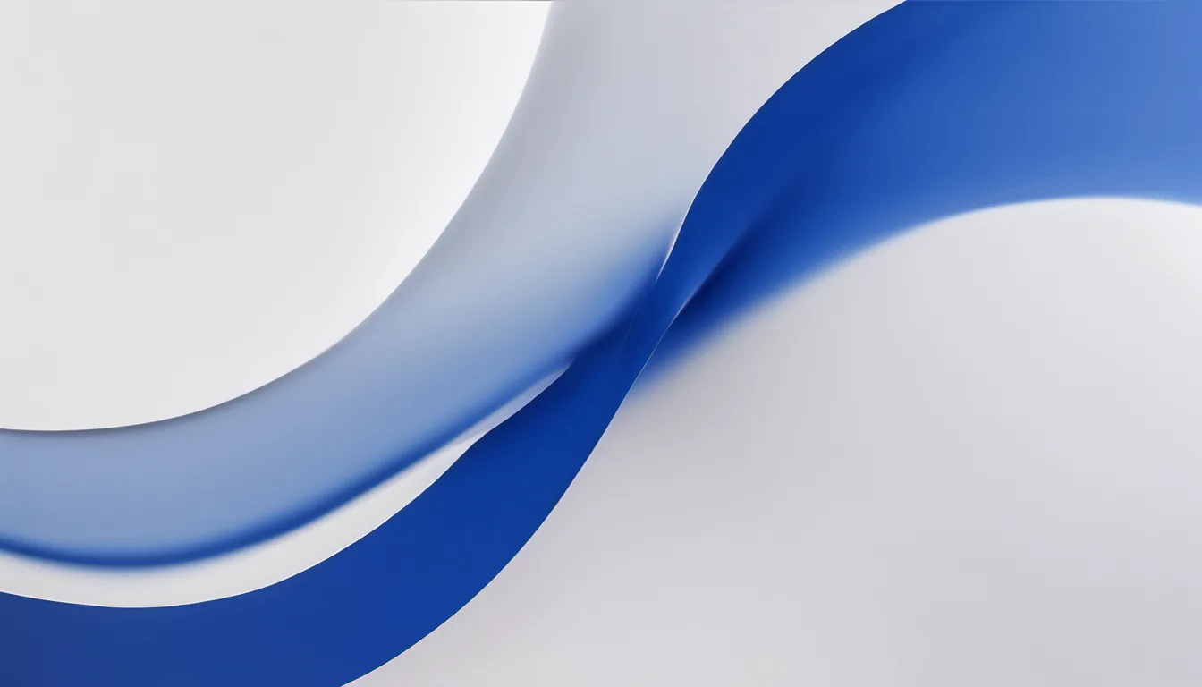 Abstract orbit pair illustration in royal blue and powder blue on white — decorative header for Thawing Food Safely: Methods, Timelines, and Refreezing Rules