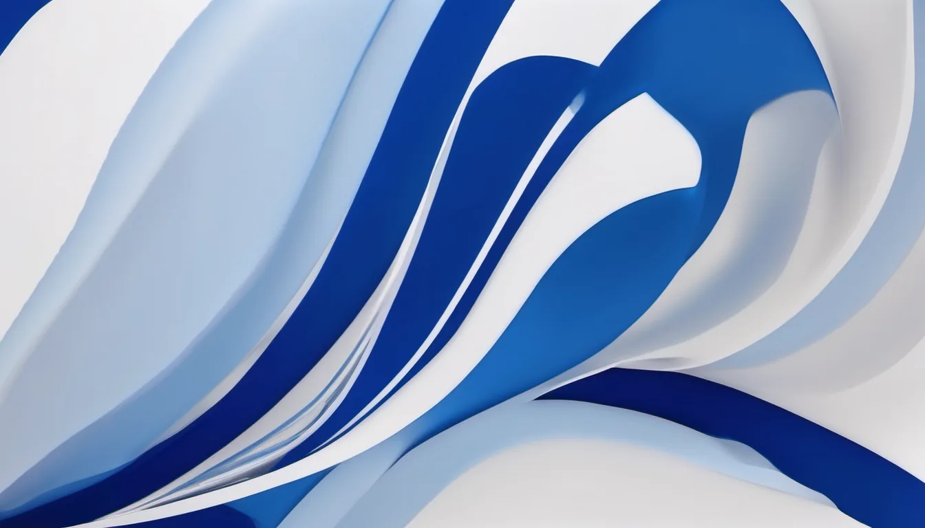 Abstract nested arches illustration in royal blue and powder blue on white — decorative header for Freezer Installation