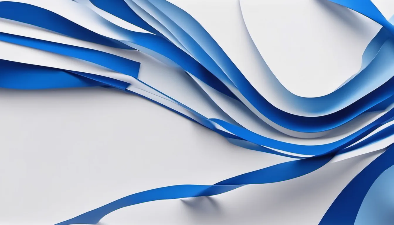 Abstract horizontal volume stack illustration in royal blue and powder blue on white — decorative header for Food Safety After a Power Outage: Food-by-Food Decisions