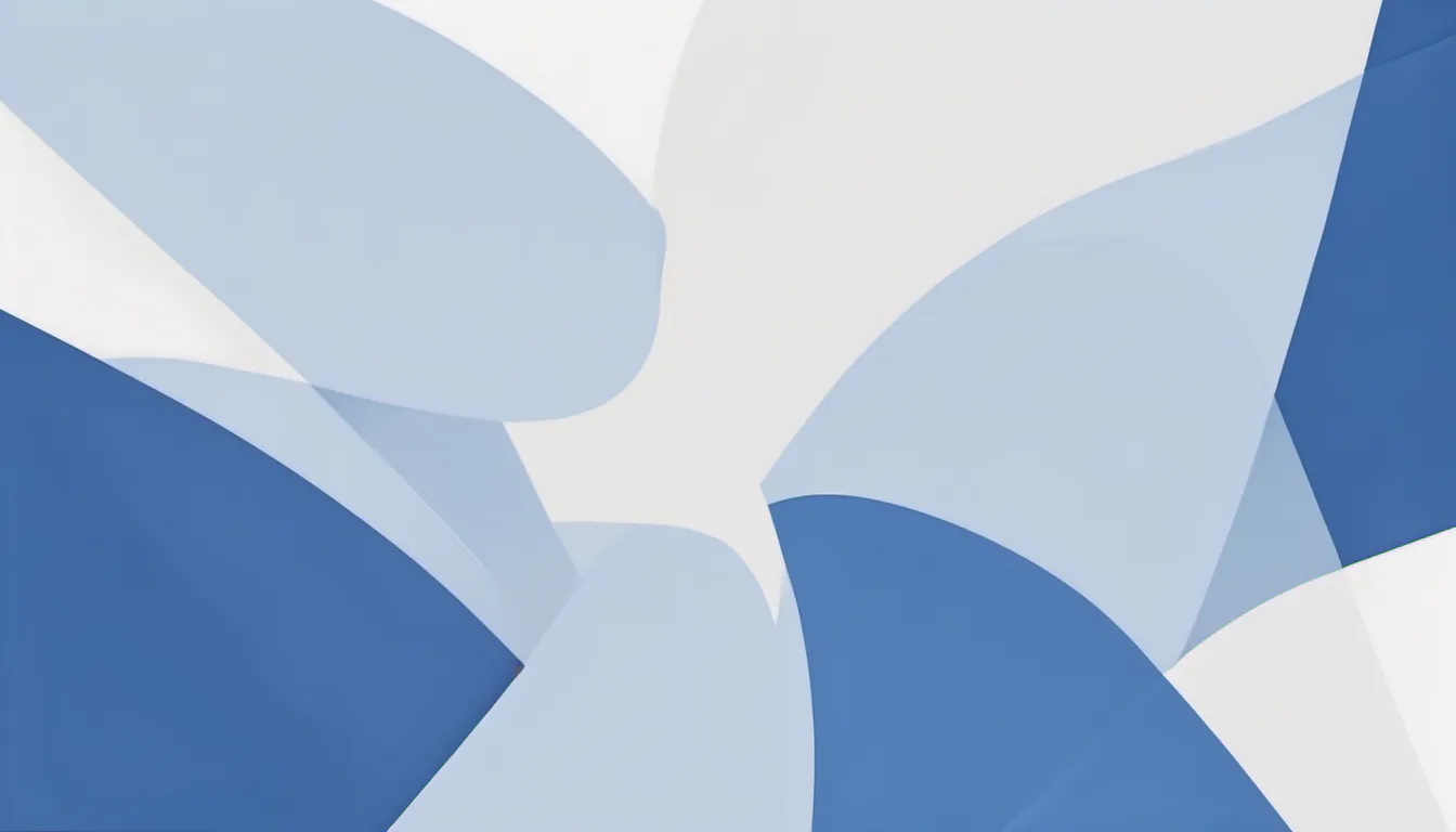 Abstract dual state diagram illustration in royal blue and powder blue on white — decorative header for Freezer Thermometer Guide: Why You Need One and Which to Choose
