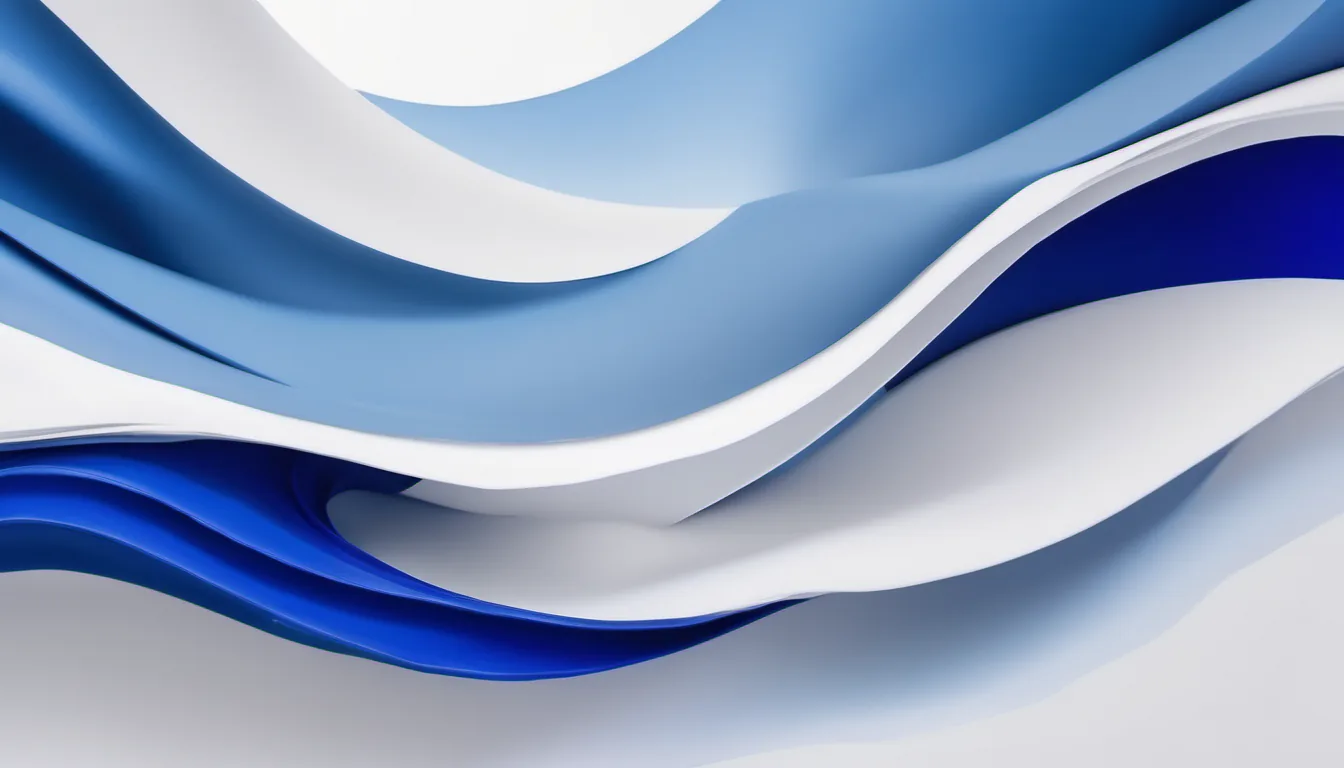 Abstract baseline band field illustration in royal blue and powder blue on white — decorative header for Home